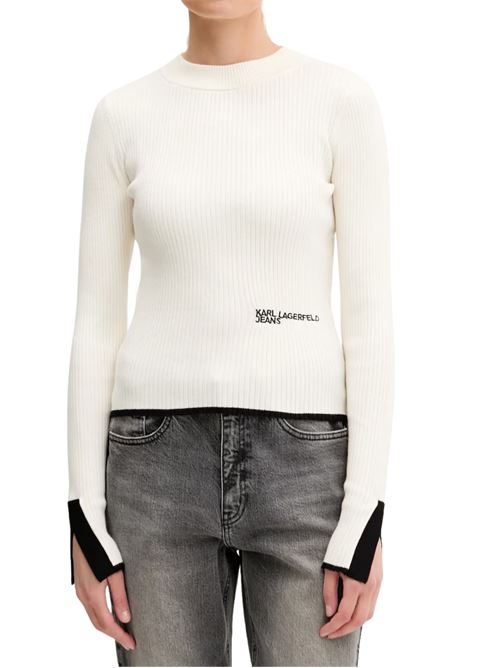 Maglioncino a coste Karl Lagerfeld jeans | A3W18006461